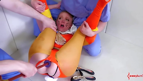 My friend's step mom, and ready for her first time