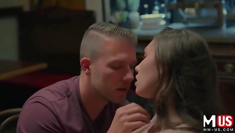 Horny couple having great sex