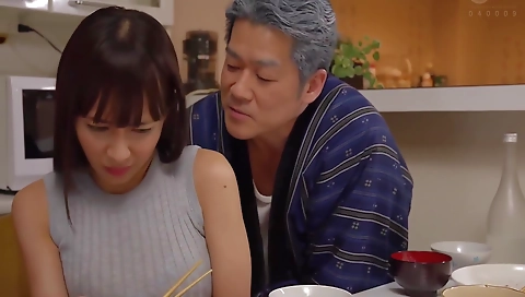 Hot asian model is a hot office lady