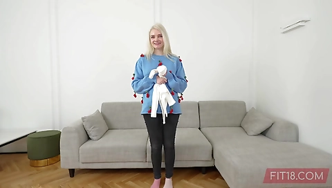 Mature woman with a youngeri thongsed body