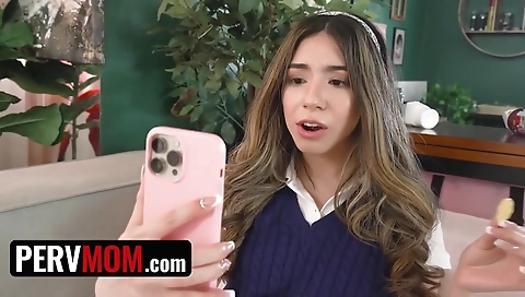 Hot naughty babe fucked by a younger