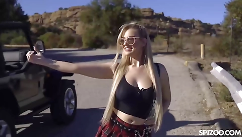 Hot blonde milf gets fucked by a younger