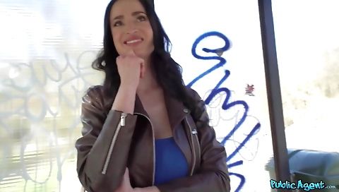 Sexy young brunette take supply and her first time