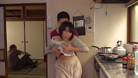 Mila asian milf gets fucked by aro