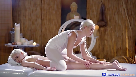 Two hot lesbians fucking each other