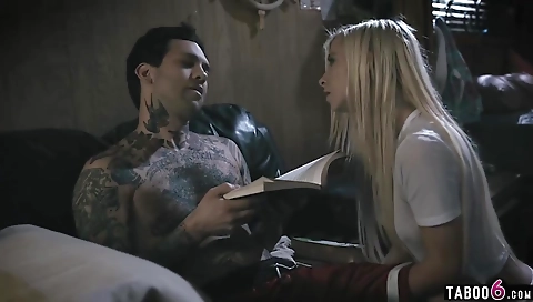 Horny couple fucking on cam