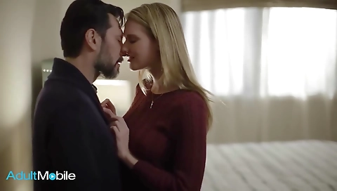 Sexy blonde slutty fucks her boyfriend in a stripper