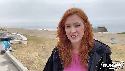 Sexy blond with big black cock